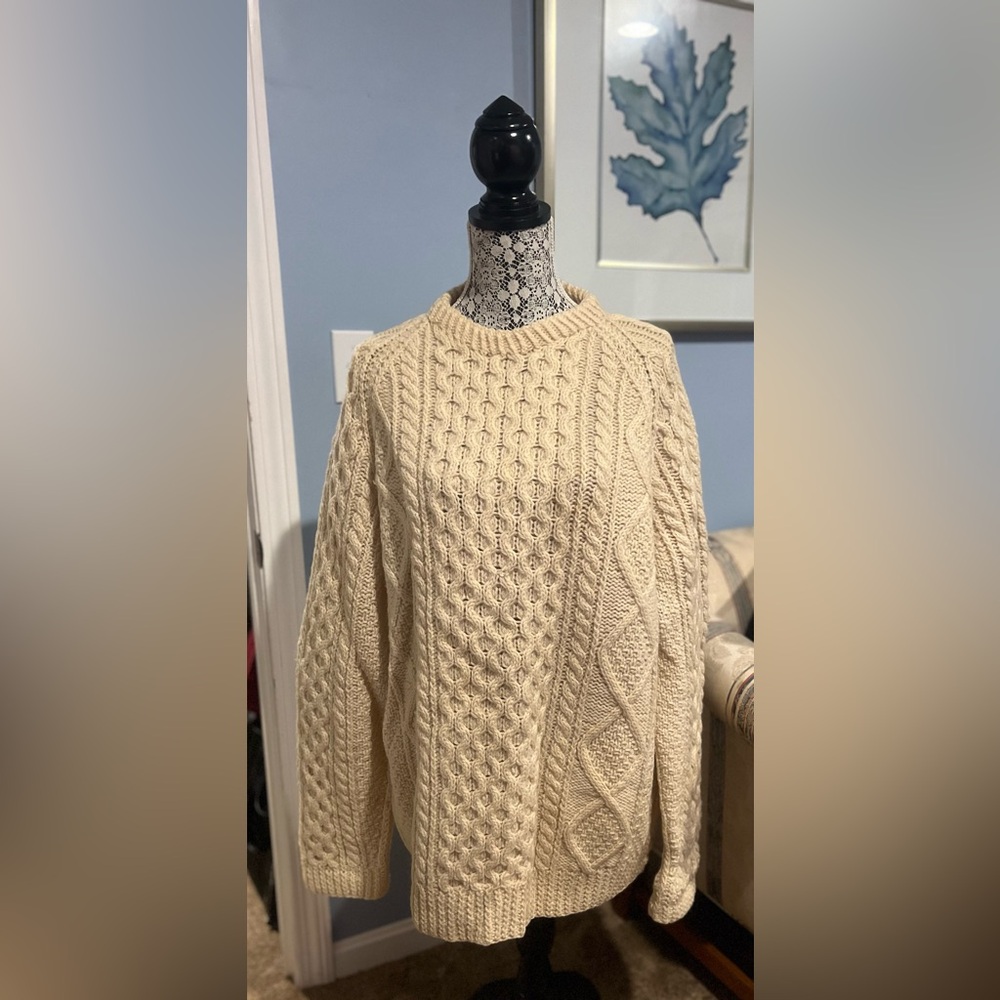 Irish Knit Fisherman Sweater